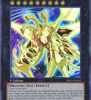 Number C107: Neo Galaxy-Eyes Tachyon Dragon [PRIO-EN041] Ultimate Rare Hot on Sale