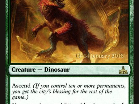 Wayward Swordtooth [Rivals of Ixalan Prerelease Promos] Sale