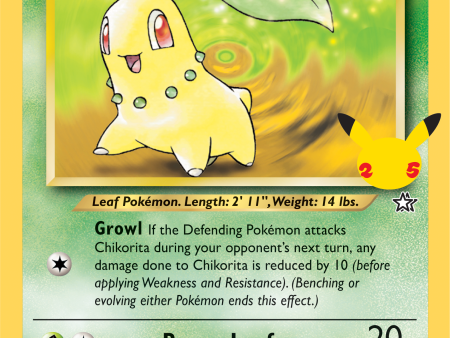 Chikorita (54 111) (Jumbo Card) [First Partner Pack] For Cheap