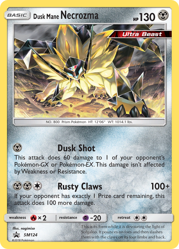 Dusk Mane Necrozma (SM124) [Sun & Moon: Black Star Promos] Fashion