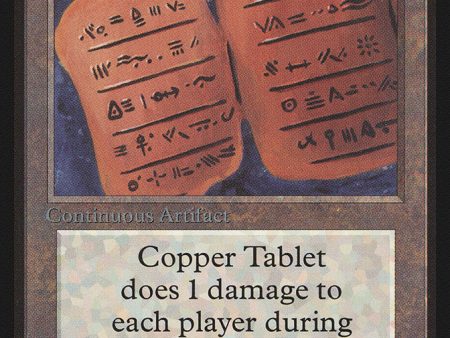 Copper Tablet [Beta Edition] Fashion