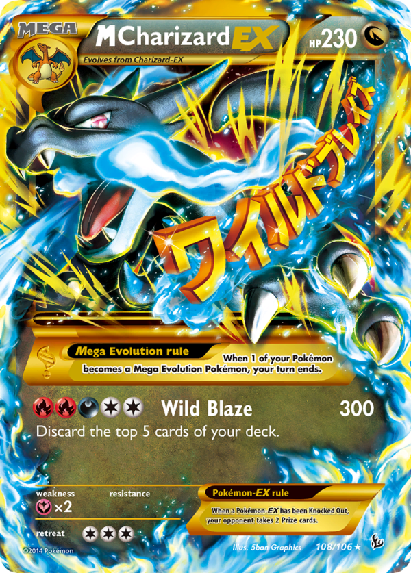 M Charizard EX (108 106) [XY: Flashfire] For Discount