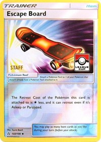 Escape Board (122 156) (League Promo Staff) [Sun & Moon: Ultra Prism] For Discount