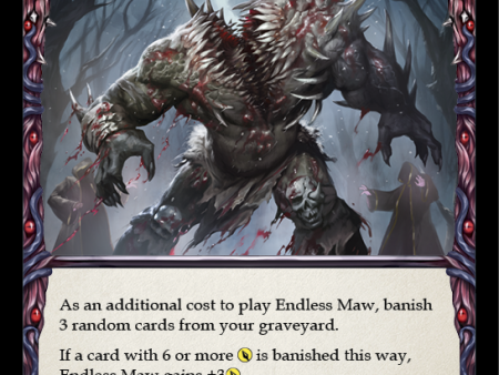 Endless Maw (Yellow) [MON127-RF] 1st Edition Rainbow Foil Online Hot Sale