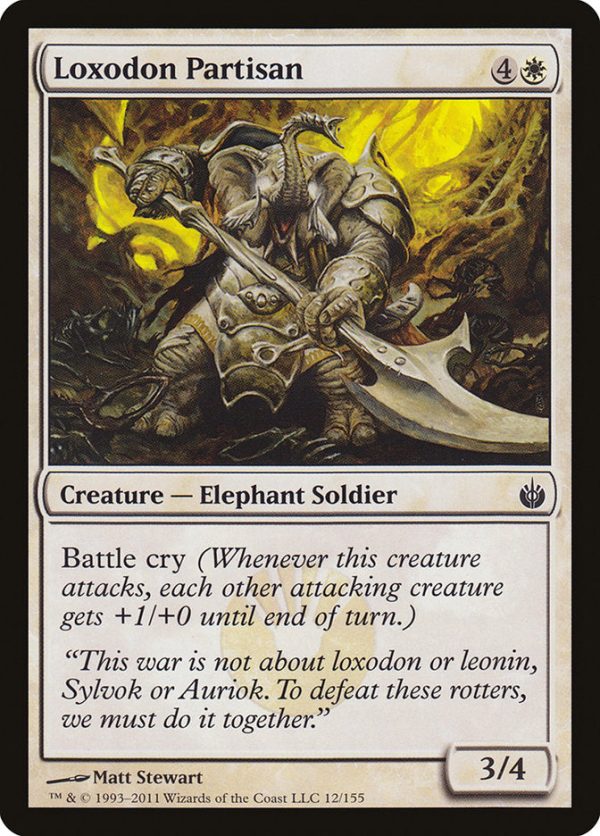 Loxodon Partisan [Mirrodin Besieged] Sale